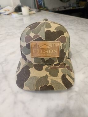 Filson Camo Patch Cap - Green/Brown